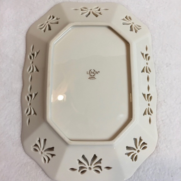 Lenox 9” Pierced Rectangular Tray - Picture 4 of 4